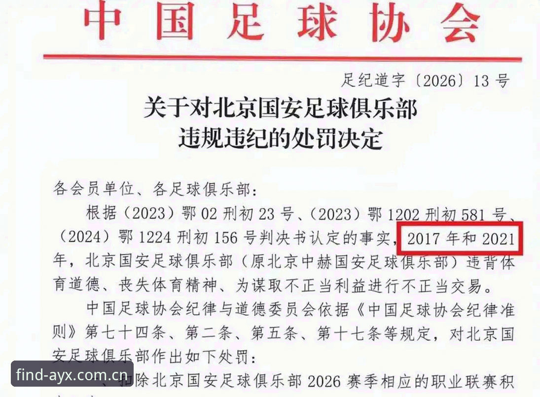 17人终身禁足！4大变化看清中国足球反腐新格局